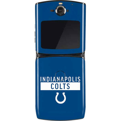 NFL Indianapolis Colts Blue Performance Series Motorola RAZR Skin