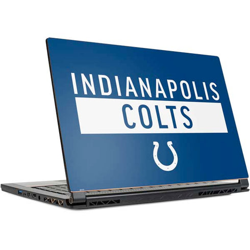 NFL Indianapolis Colts Blue Performance Series MSI GS65 Stealth Laptop Skin
