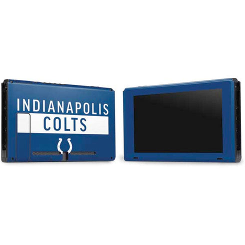 NFL Indianapolis Colts Blue Performance Series Nintendo Switch Bundle Skin