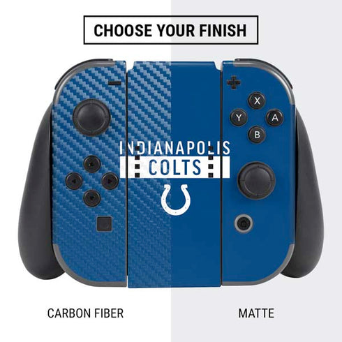 NFL Indianapolis Colts Blue Performance Series Nintendo Switch Bundle Skin
