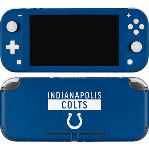 NFL Indianapolis Colts Blue Performance Series Nintendo Switch Lite Skin