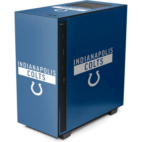 NFL Indianapolis Colts Blue Performance Series NZXT H510 Compact ATX Mid-Tower Case Skin