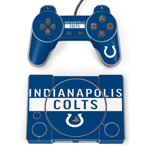 NFL Indianapolis Colts Blue Performance Series PlayStation Classic Bundle Skin