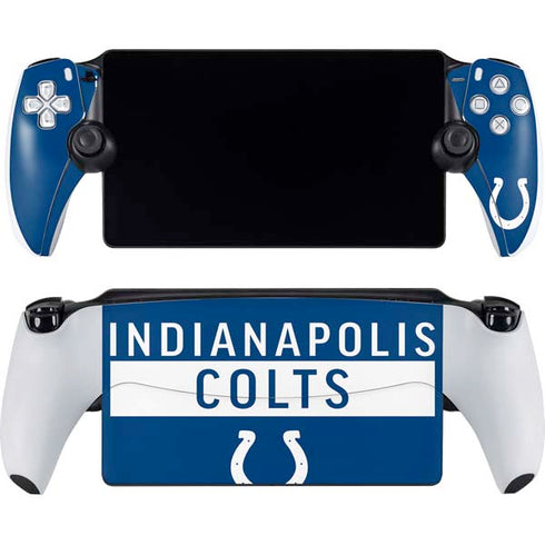 NFL Indianapolis Colts Blue Performance Series PlayStation Portal Remote Player Skin
