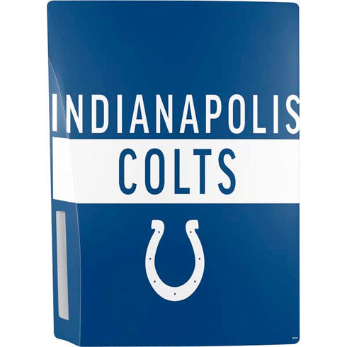 NFL Indianapolis Colts Blue Performance Series PS5 Console Skin