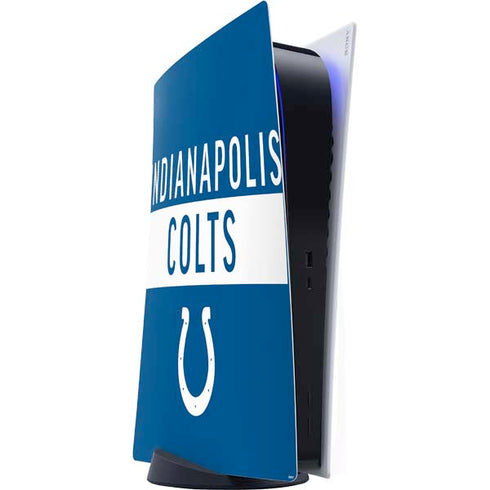 NFL Indianapolis Colts Blue Performance Series PS5 Digital Edition Console Skin