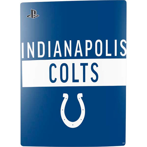 NFL Indianapolis Colts Blue Performance Series PS5 Digital Edition Console Skin