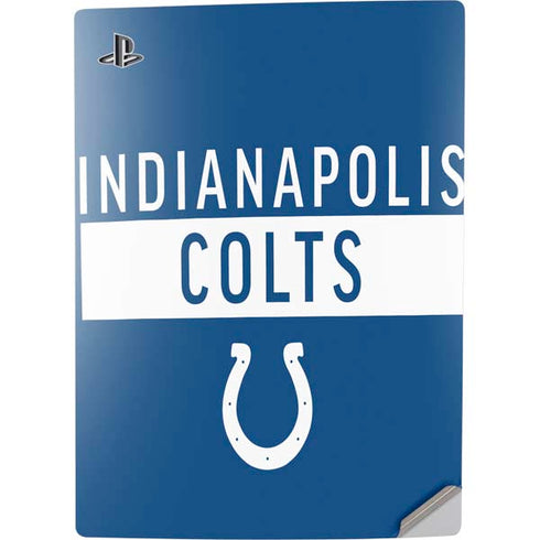 NFL Indianapolis Colts Blue Performance Series PS5 Digital Edition Console Skin