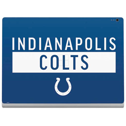 NFL Indianapolis Colts Blue Performance Series Surface Book 2 13.5in Skin