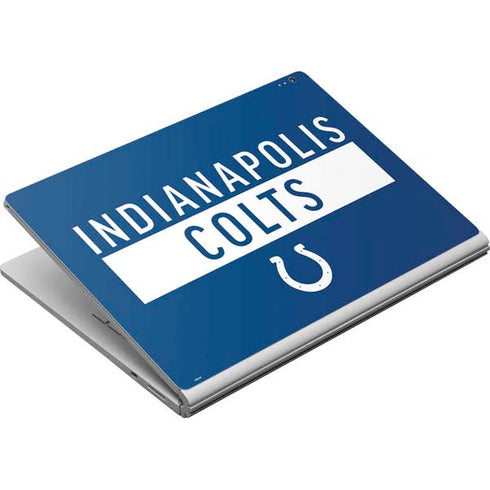 NFL Indianapolis Colts Blue Performance Series Surface Book Skin