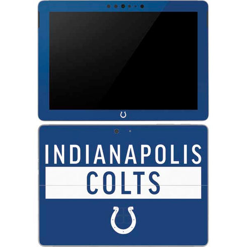 NFL Indianapolis Colts Blue Performance Series Surface Go Skin