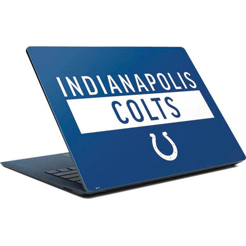 NFL Indianapolis Colts Blue Performance Series Surface Laptop Skin