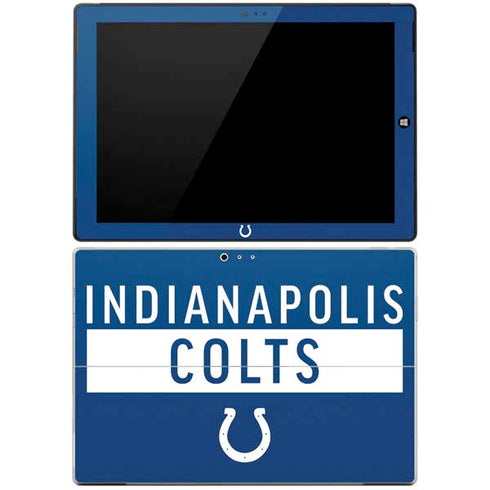 NFL Indianapolis Colts Blue Performance Series Surface Pro 3 Skin