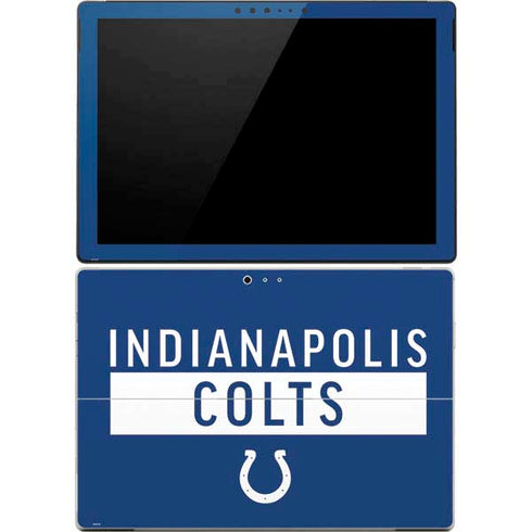 NFL Indianapolis Colts Blue Performance Series Surface Pro 4 Skin