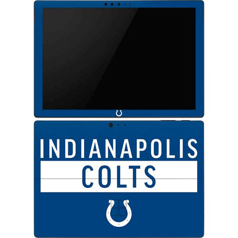 NFL Indianapolis Colts Blue Performance Series Surface Pro 6 Skin