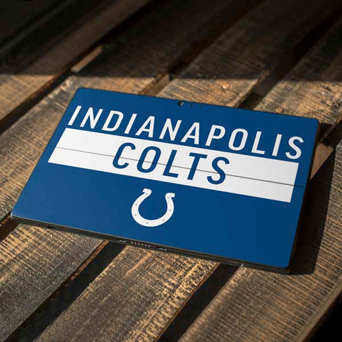 NFL Indianapolis Colts Blue Performance Series Surface Pro 6 Skin