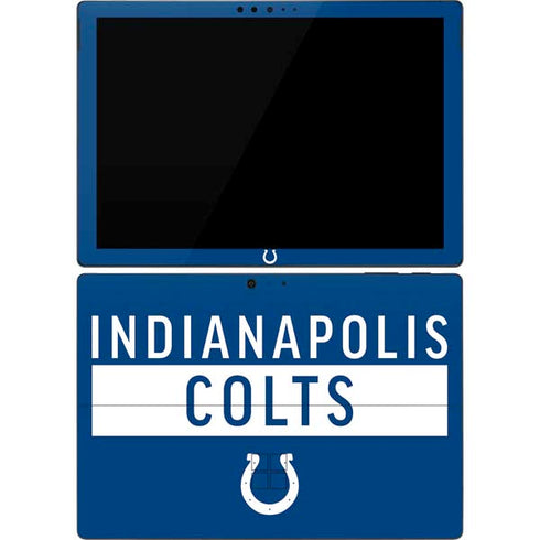 NFL Indianapolis Colts Blue Performance Series Surface Pro 7 Skin