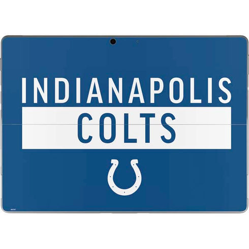 NFL Indianapolis Colts Blue Performance Series Surface Pro 9 Skin