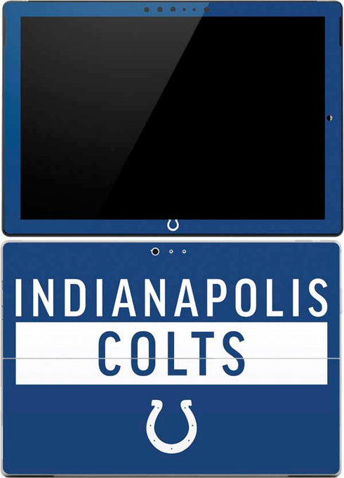 NFL Indianapolis Colts Blue Performance Series Surface Pro (2017) Skin