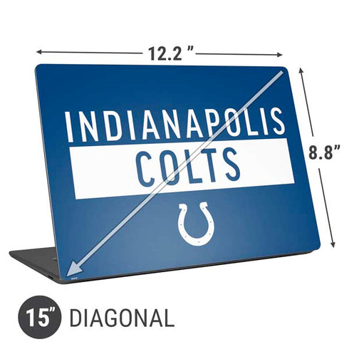 NFL Indianapolis Colts Blue Performance Series Universal Laptop 15in (12.2 x 8.8in) Skin