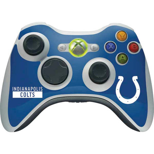 NFL Indianapolis Colts Blue Performance Series Xbox 360 Wireless Controller Skin