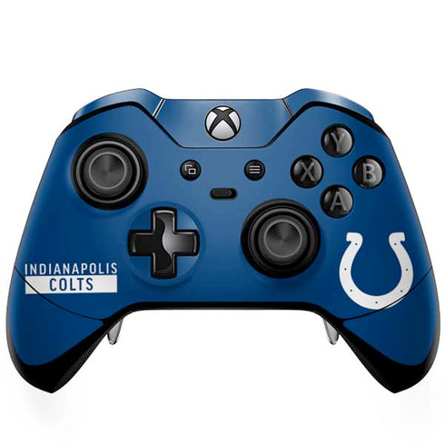 NFL Indianapolis Colts Blue Performance Series Xbox One Elite Controller Skin