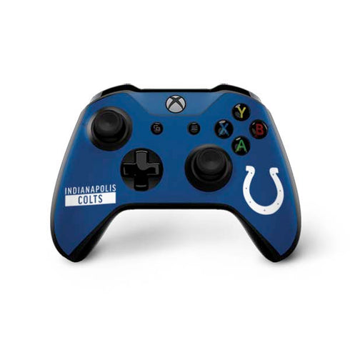 NFL Indianapolis Colts Blue Performance Series Xbox One X Bundle Skin