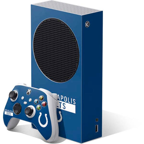 NFL Indianapolis Colts Blue Performance Series Xbox Series S Bundle Skin