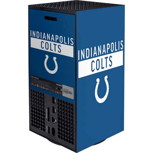 NFL Indianapolis Colts Blue Performance Series Xbox Series X Bundle Skin