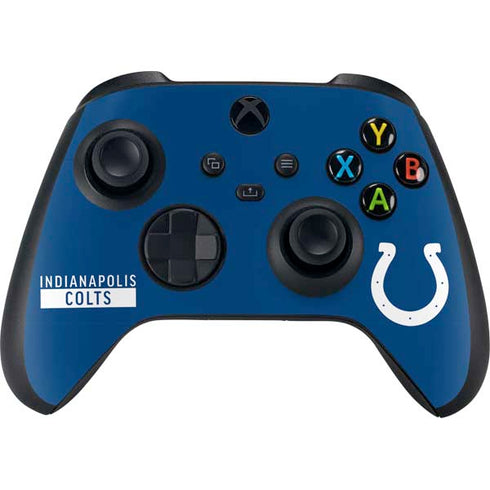 NFL Indianapolis Colts Blue Performance Series Xbox Series X Bundle Skin