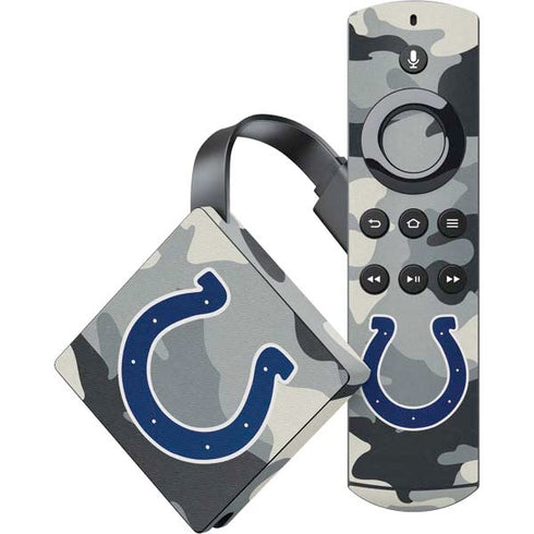 NFL Indianapolis Colts Camo Amazon Fire TV Skin