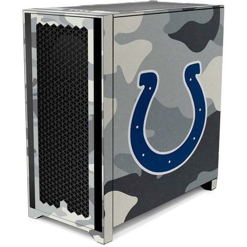 NFL Indianapolis Colts Camo Corsair 4000D Tempered Glass Mid-Tower ATX Case Skin