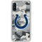 NFL Indianapolis Colts Camo Galaxy A10e Clear Case