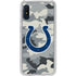 NFL Indianapolis Colts Camo Galaxy A10e Clear Case