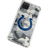 NFL Indianapolis Colts Camo Galaxy A12 Clear Case