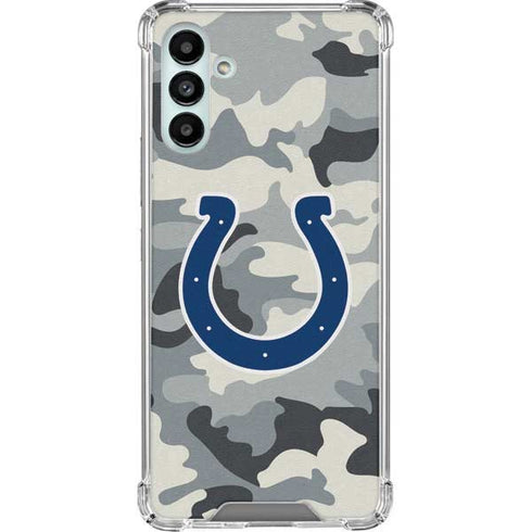 NFL Indianapolis Colts Camo Galaxy A13 5G Clear Case
