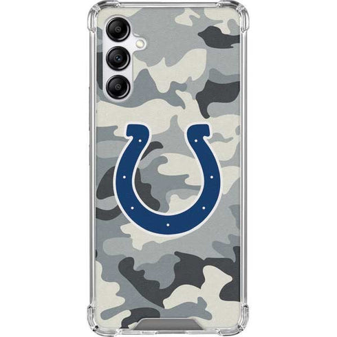 NFL Indianapolis Colts Camo Galaxy A14 5G Clear Case