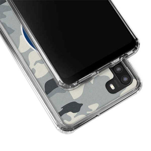 NFL Indianapolis Colts Camo Galaxy A21 Clear Case