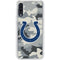 NFL Indianapolis Colts Camo Galaxy A50 Clear Case