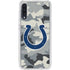 NFL Indianapolis Colts Camo Galaxy A50 Clear Case
