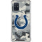 NFL Indianapolis Colts Camo Galaxy A71 5G Clear Case