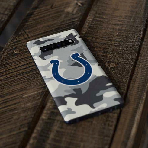 NFL Indianapolis Colts Camo Galaxy S10 Plus Skin