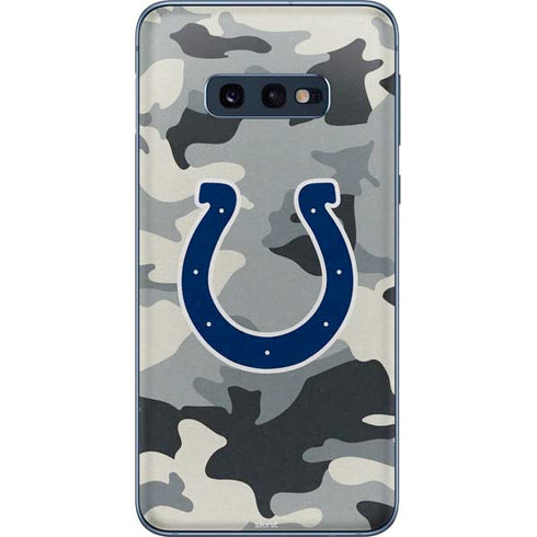 NFL Indianapolis Colts Camo Galaxy S10e Skin