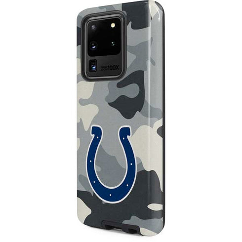NFL Indianapolis Colts Camo Galaxy S20 Ultra 5G Pro Case