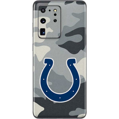 NFL Indianapolis Colts Camo Galaxy S20 Ultra 5G Skin