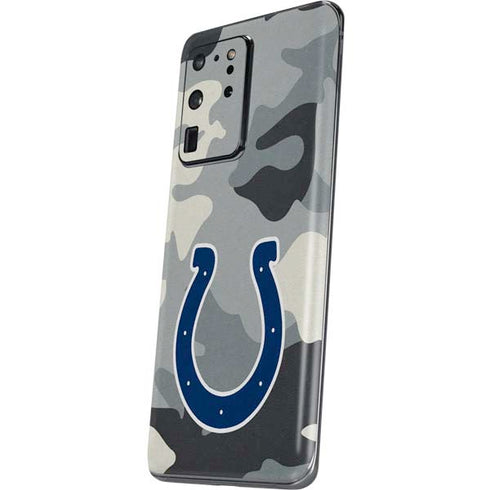 NFL Indianapolis Colts Camo Galaxy S20 Ultra 5G Skin