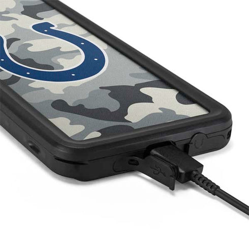 NFL Indianapolis Colts Camo Galaxy S20 Waterproof Case