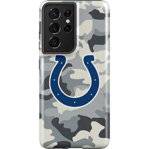 NFL Indianapolis Colts Camo Galaxy S21 Ultra 5G Pro Case