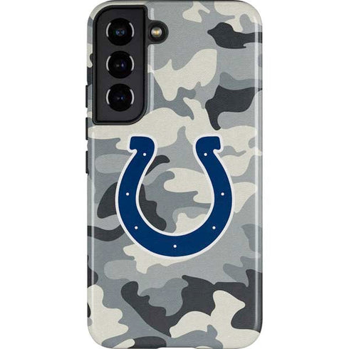 NFL Indianapolis Colts Camo Galaxy S22 Pro Case