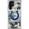 NFL Indianapolis Colts Camo Galaxy S22 Ultra Clear Case